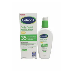 Cetaphil Daily Oil Free Facial Moisturizer with Sunscreen SPF 35 for Combination, Sensitive Skin